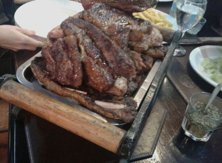 Carne a la brasa